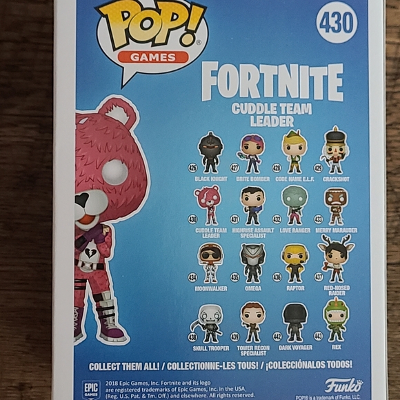Funko Pop! Fortnite Cuddle Team Leader #430 Vinyl Figure NEW - Picture 3 of 6
